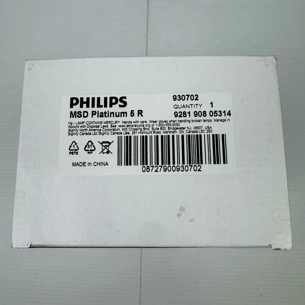 Philips MSD Platinum 5R Broadway Lamp 189W Stage Light Bulb 928190805314 930702